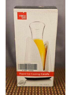 Vacu Vin Rapid Ice Cooling Carafe 1.0L With Active Cooling Element For Drinks